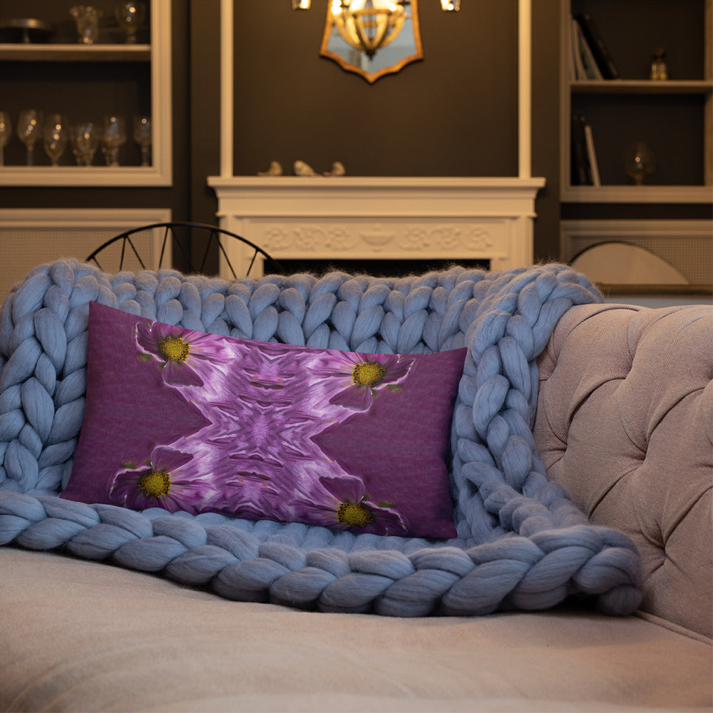 Petallika PurplePetals Premium Art Pillow