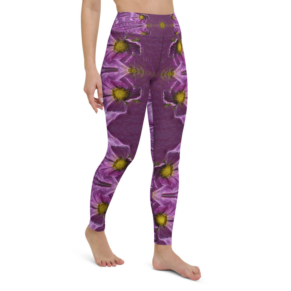 Petallika PurplePetals Glam-Art Yoga Leggings