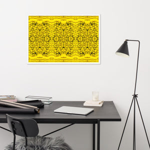 Petallika Yellow Petals FineArt Framed Poster