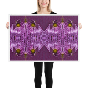 Petallika PurplePetals FineArt Framed Poster